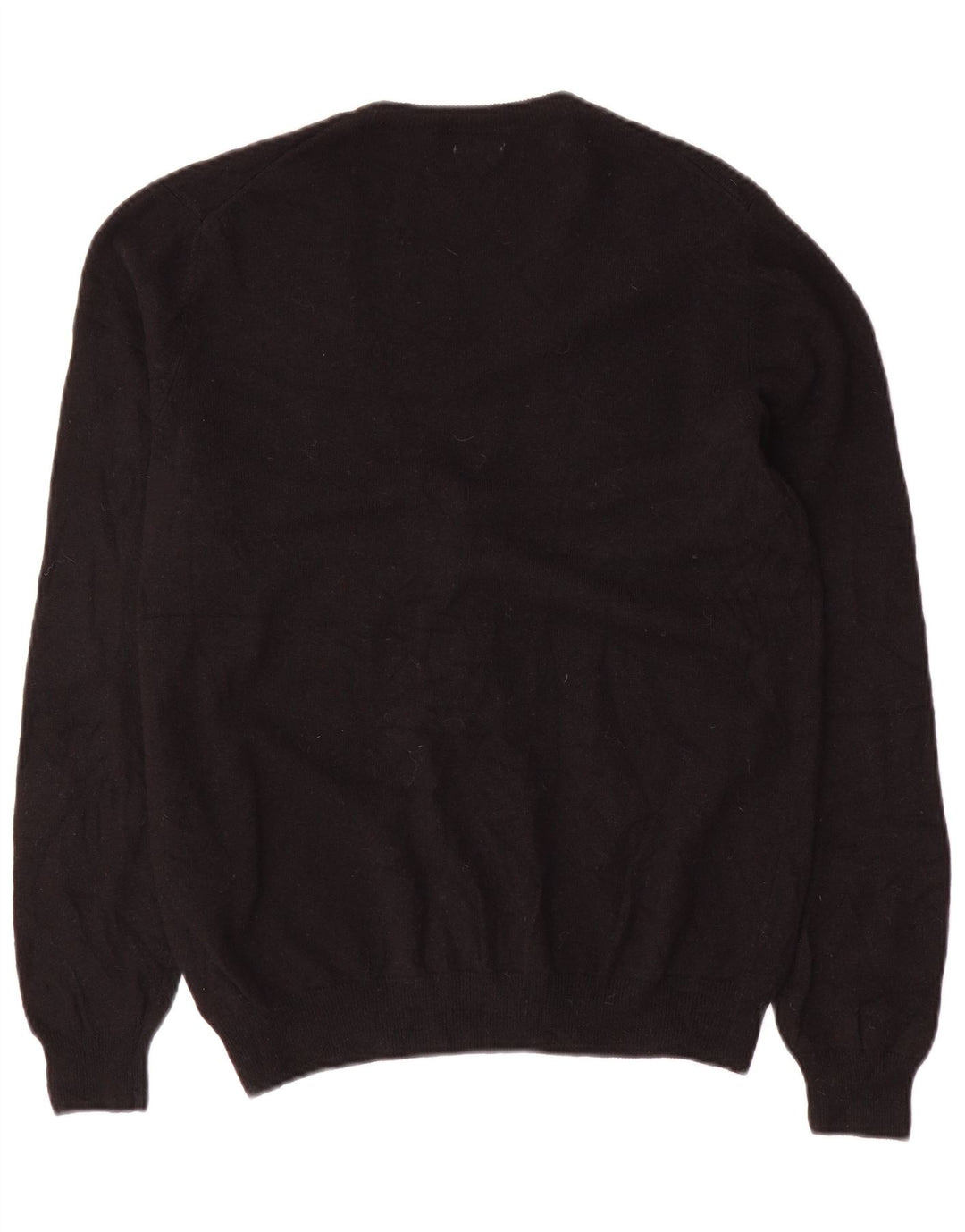 Pulover cardigan pentru femei BENETTON UK 18 XL Lână merinos neagră