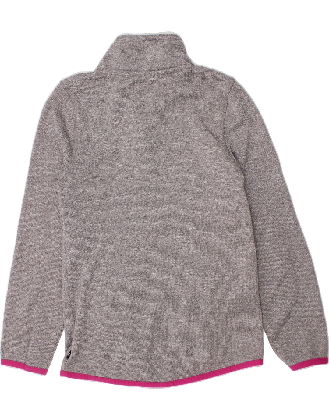 NAUTICA Girls Tracksuit Top Jacket 8-9 Years Medium Grey Polyester Vintage Nautica and Second-Hand Nautica from Messina Hembry 