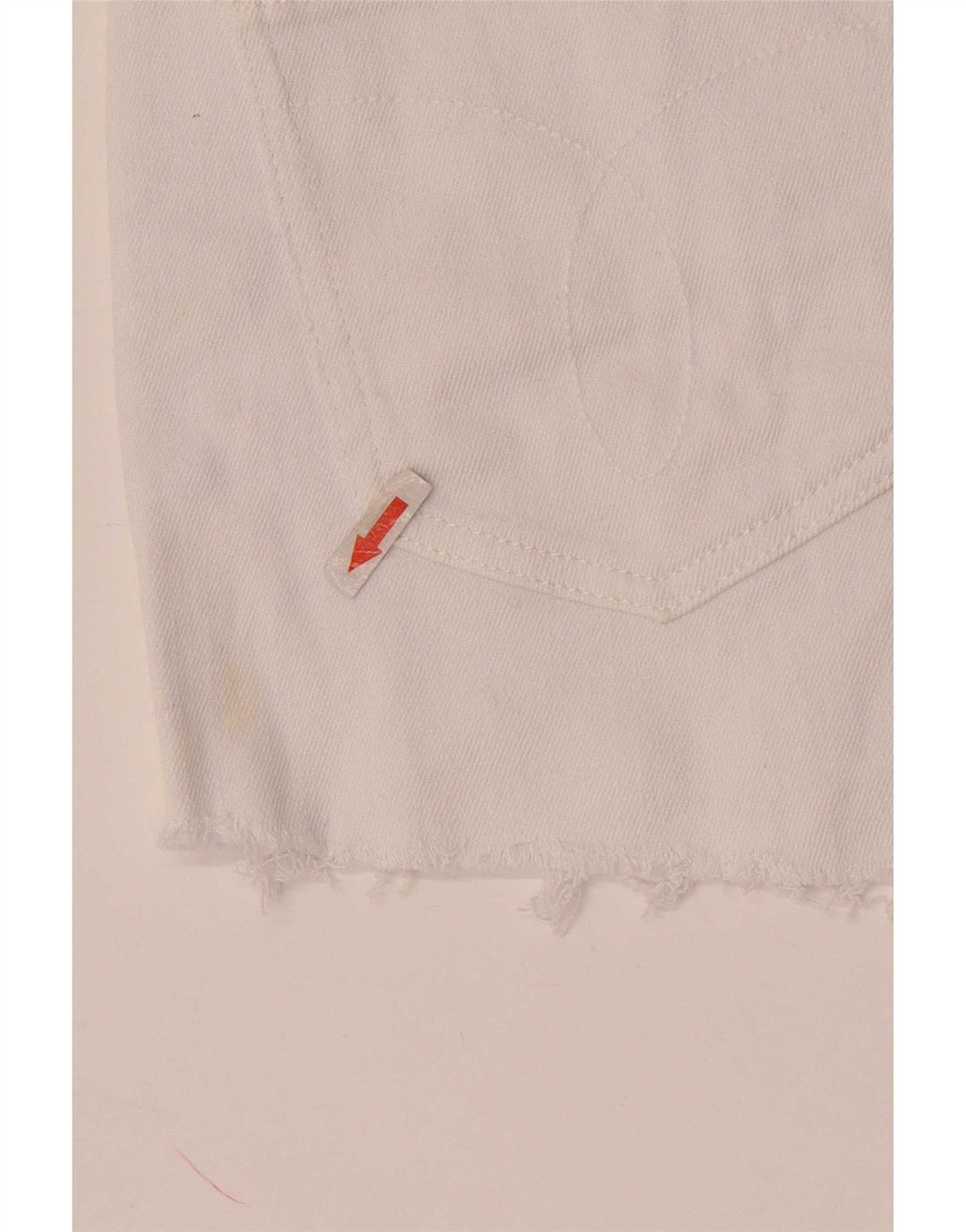 Pantaloni scurți de denim Calvin Klein pentru femei W28 bumbac alb mediu