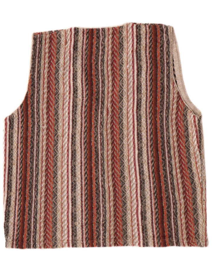 Vestă Vintage pentru bărbați, cu dungi mari, multicolore