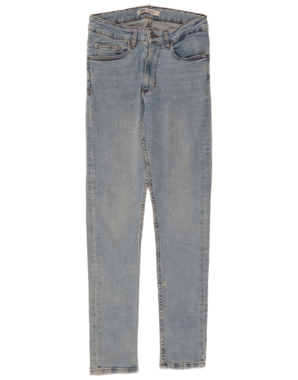 Blugi skinny dama Zara EU 38 Mici L30 L31 Albastru