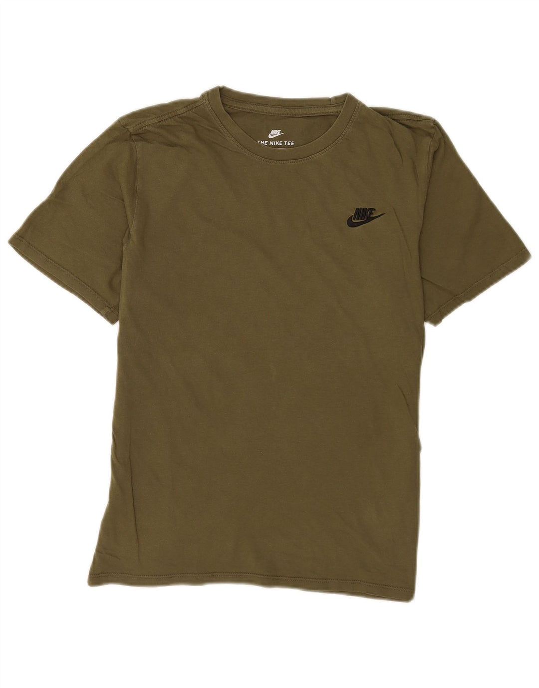 Tricou cu croi atletic Nike pentru bărbați Top, bumbac mediu kaki