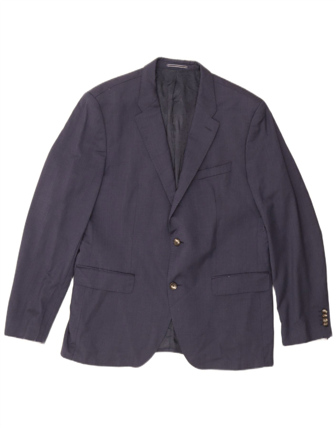 Jachetă blazer croită pentru bărbați Tommy Hilfiger cu 2 nasturi IT 54 2XL bleumarin