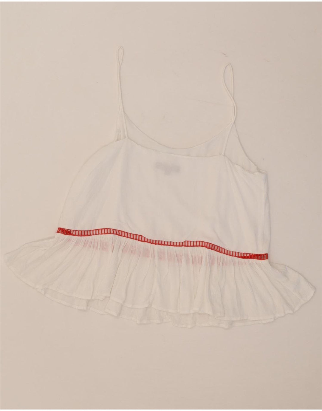 Top camis pentru femei Tommy Hilfiger US 8 Medium White Striped