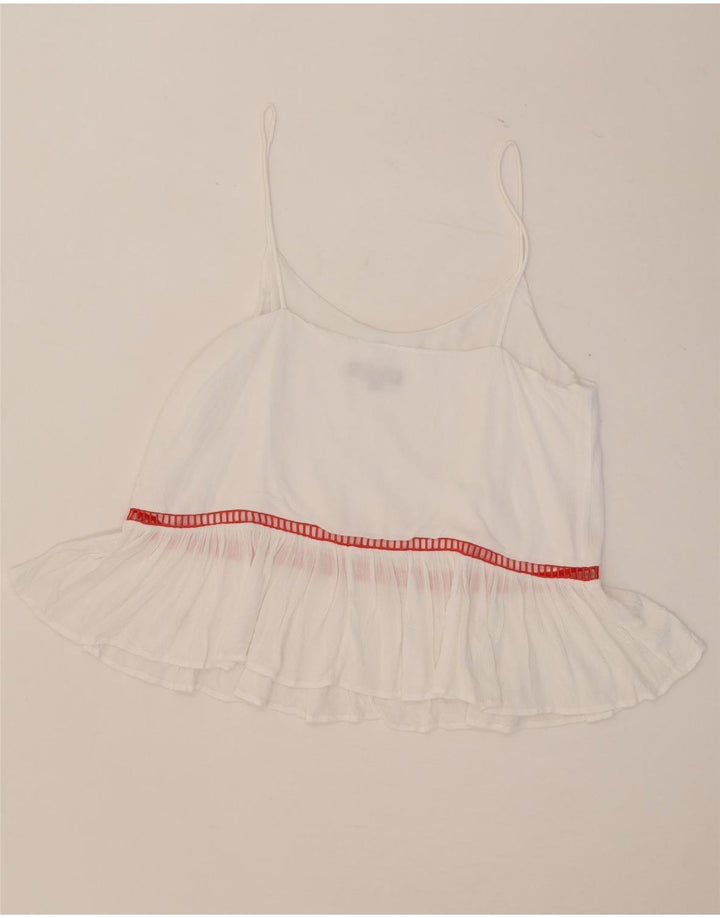 Top camis pentru femei Tommy Hilfiger US 8 Medium White Striped