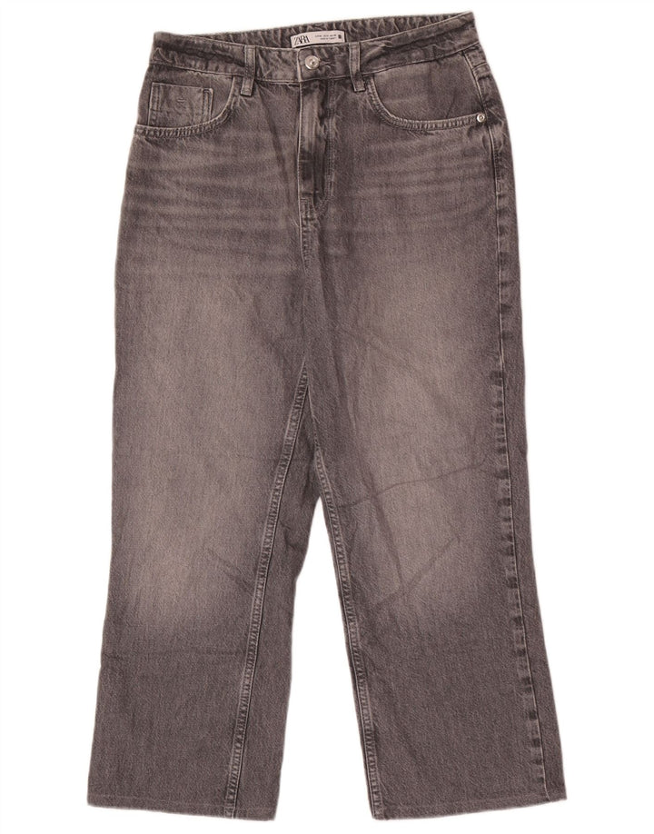 Blugi tăiați pentru femei Zara EU 40 Medium W30 L25 Bumbac gri