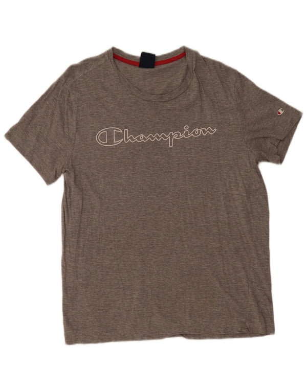 Tricou grafic pentru bărbați Champion Top Medium Gri