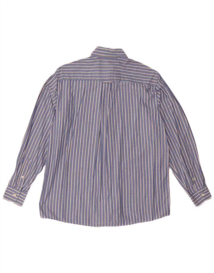 Cămașă Fred Perry pentru băieți 11-12 ani, bumbac cu dungi albastre