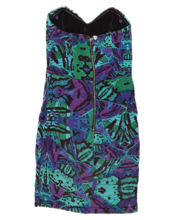 Rochie fără bretele pentru femei Lipsy UK 8 Small Multicolor Geometric Viscose