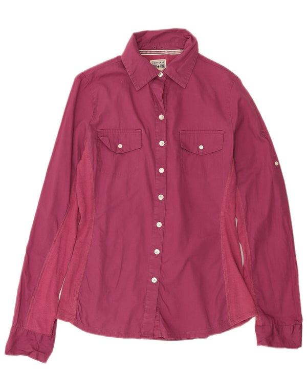 Cămașă CONVERSE pentru femei One Star UK 10 mic, roz, bumbac color bloc