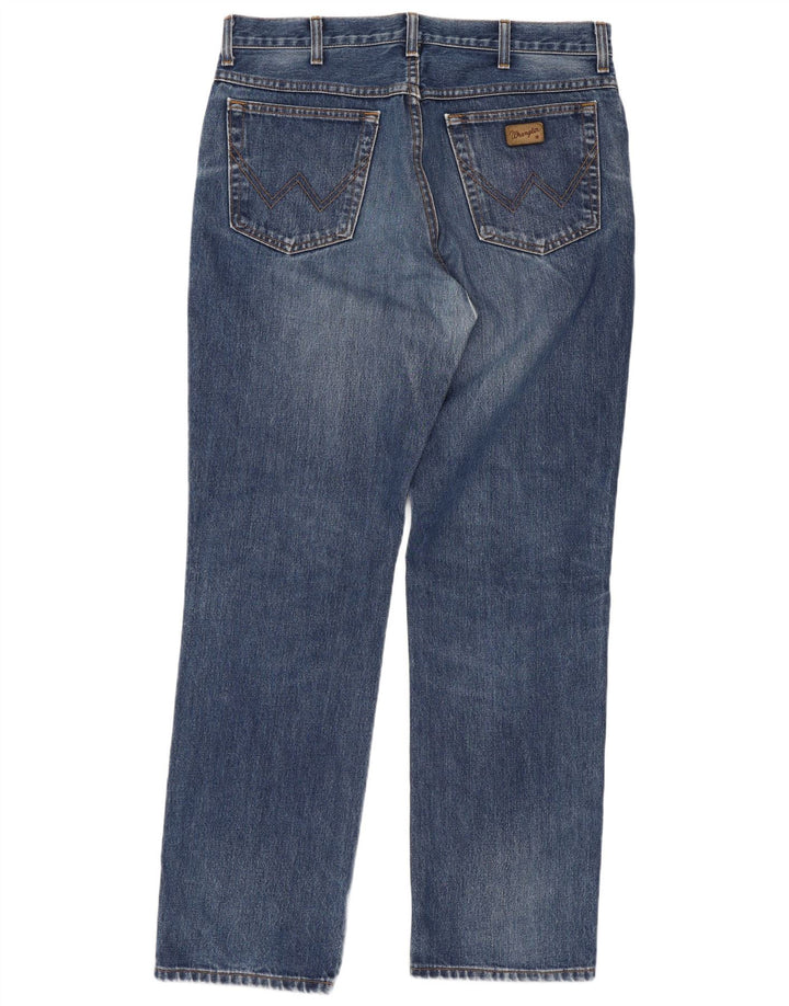 Blugi drepte pentru bărbați Wrangler Texas W36 L32 Bumbac albastru