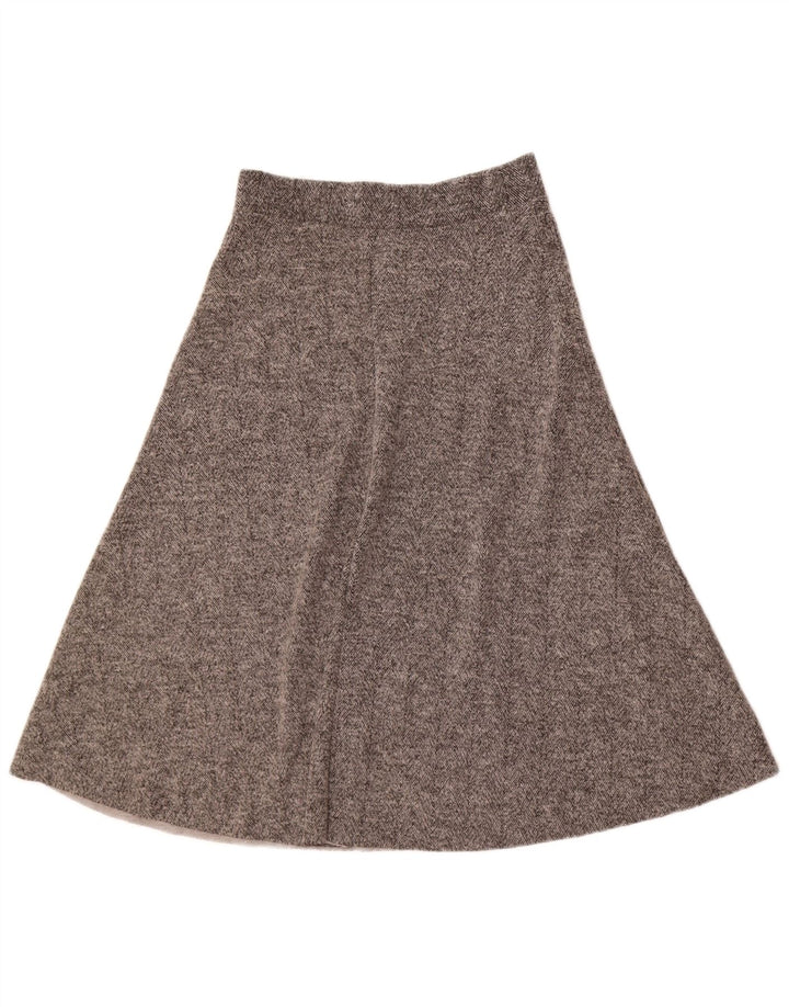 Fustă în formă de A pentru femei Zara, mare W30, gri Herringbone