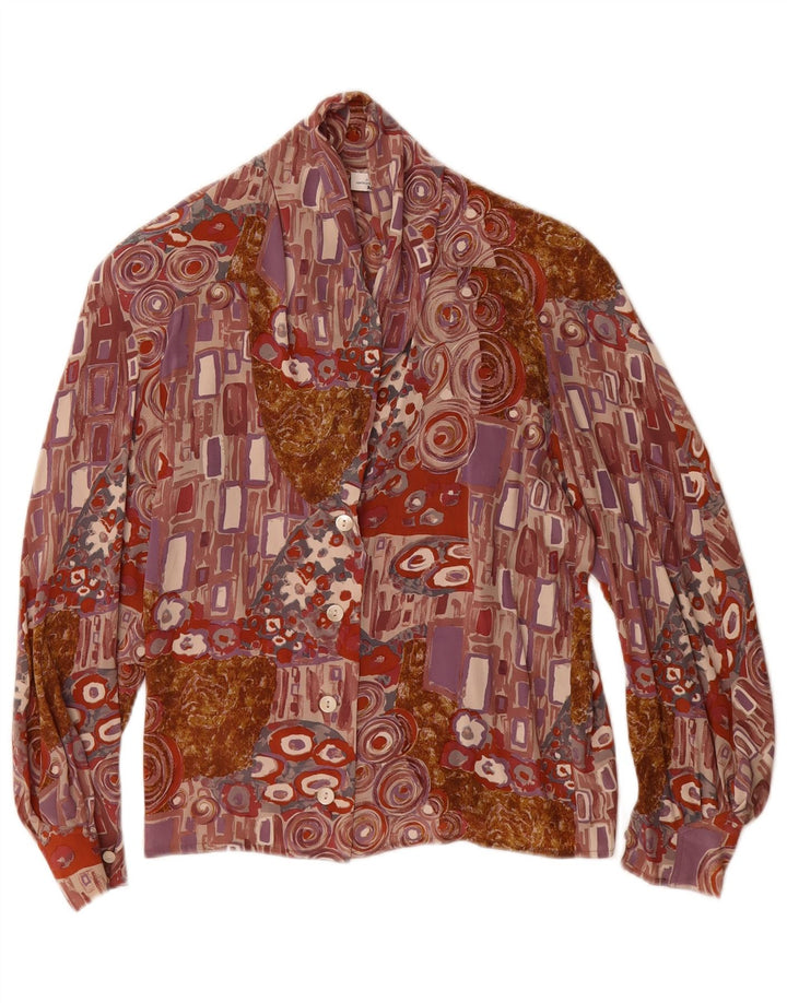 Bluză Cămașă Femei Fiorella Rubino UK 8 Mic Multicolor