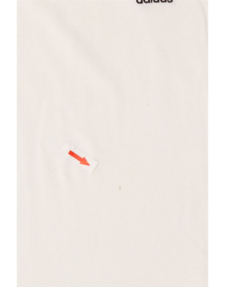 Tricou Adidas pentru femei Top UK 12 Medium White Bumbac