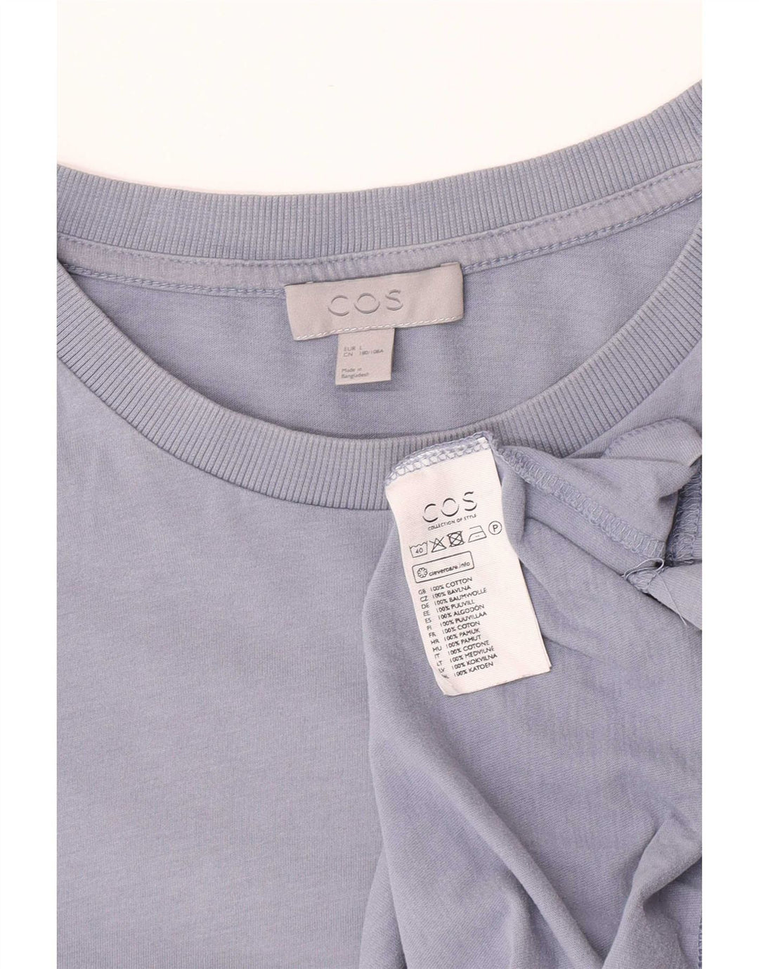 Tricou Cos pentru bărbați Top mare, albastru, bumbac