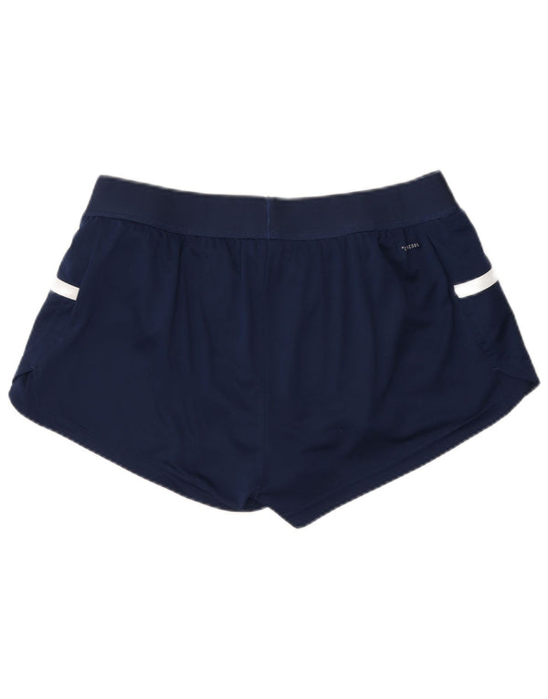 Pantaloni scurți sport Climacool Adidas pentru femei Marea Britanie 16/18, mari bleumarin, color block