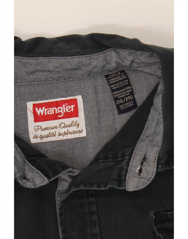Cămașă pentru bărbați Wrangler 2XL bumbac bleumarin