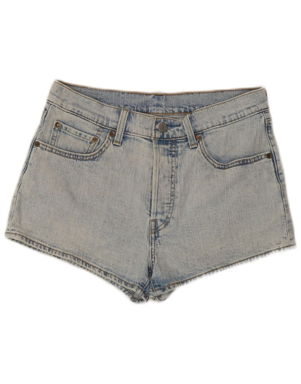 Pantaloni scurți Levi's 501 Denim W27 Small Blue Bumbac
