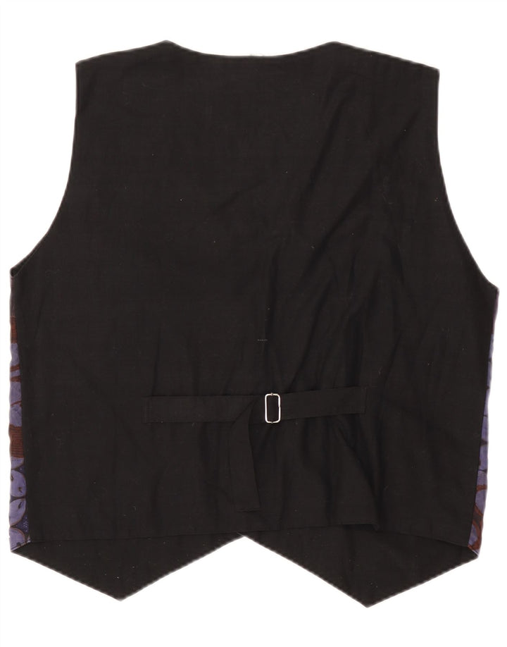 Vestă vintage pentru bărbați din bumbac mov mediu mozaic