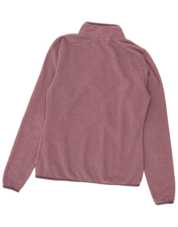 Pulover pentru femei The North Face Polartec Zip Neck Fleece UK 10 Small Burgundy