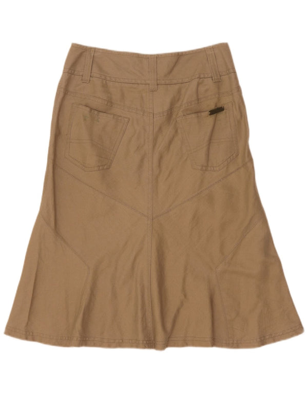 Fusta A-Line pentru femei Marlboro Classics EU 38 Medium W26 Khaki Linen