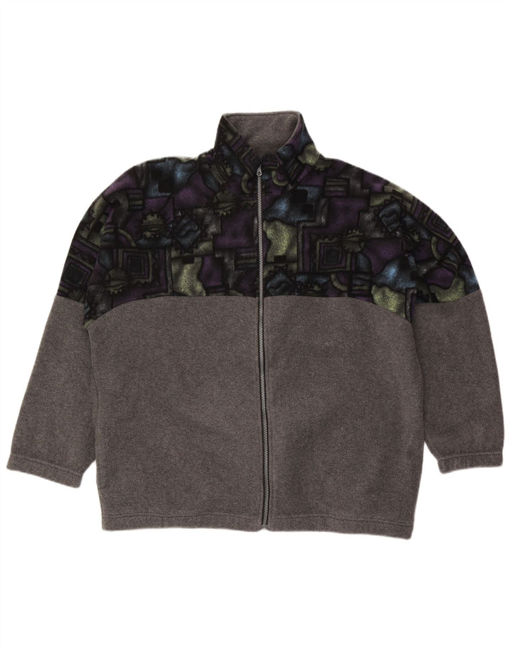 Jachetă pentru bărbați din lână Campagnolo UK 42 XL poliester geometric gri