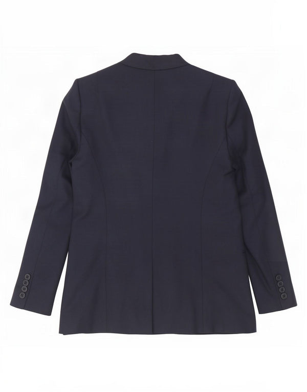 Jachetă Blazer pentru femei Reiss cu două pieptări UK 12 Poliester mediu bleumarin
