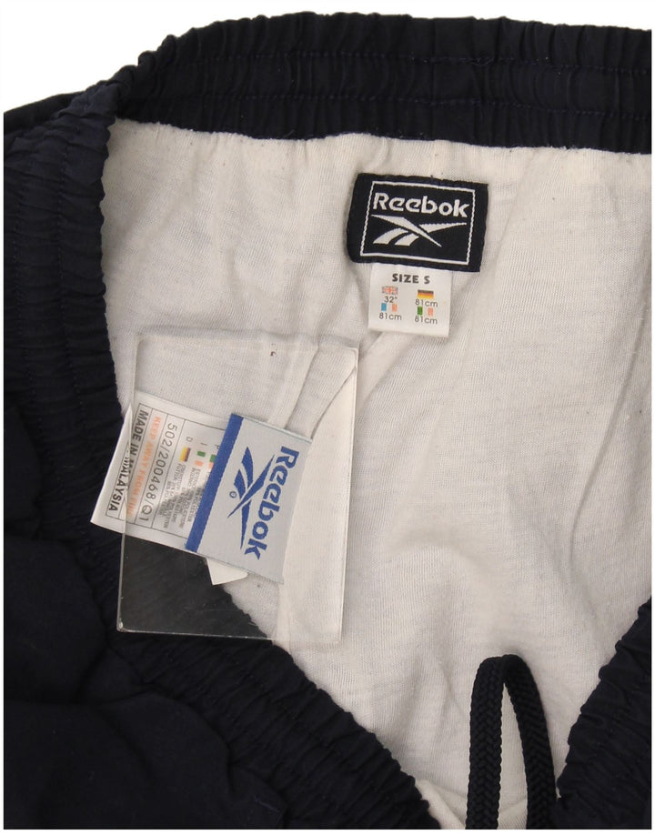 Pantaloni de trening Reebok pentru bărbați, poliester, albastru mic