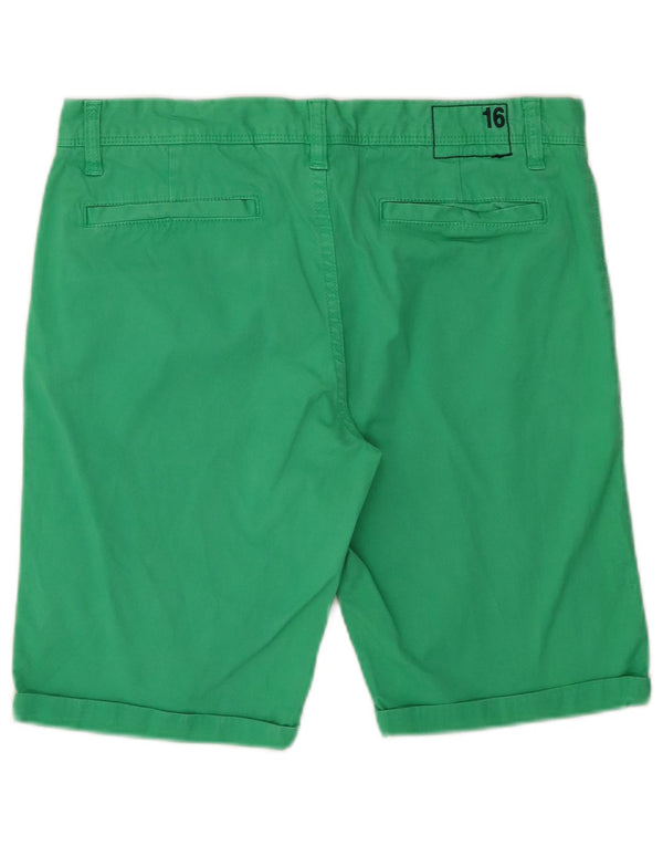 Sun68 Pantaloni Chino Băieți 15-16 Ani W32 Bumbac Verde