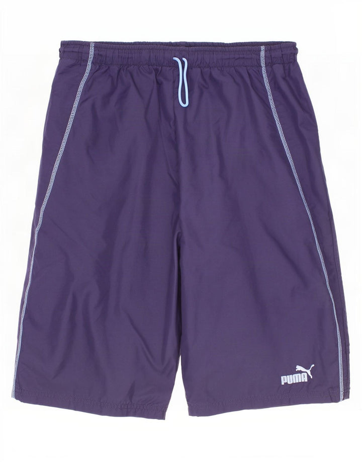 Pantaloni scurți sport Puma pentru băieți 13-14 ani, bleumarin