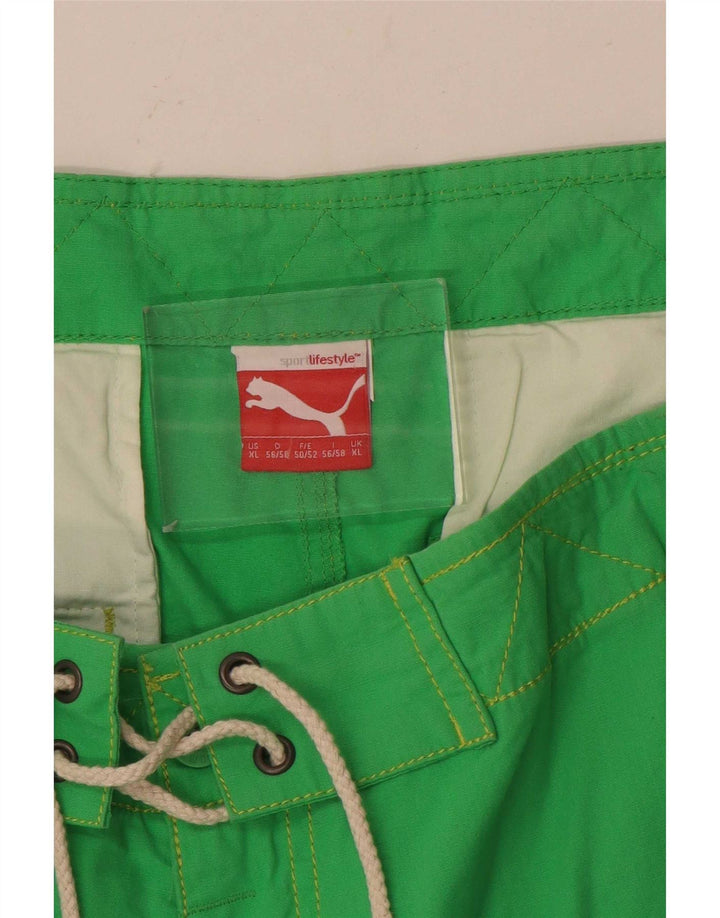 Pantaloni scurți de înot Puma pentru bărbați, XL, verde