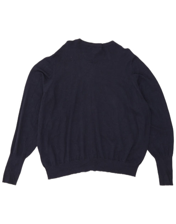 Pulover cardigan pentru femei Marks & Spencer UK 24 4XL Viscoză bleumarin