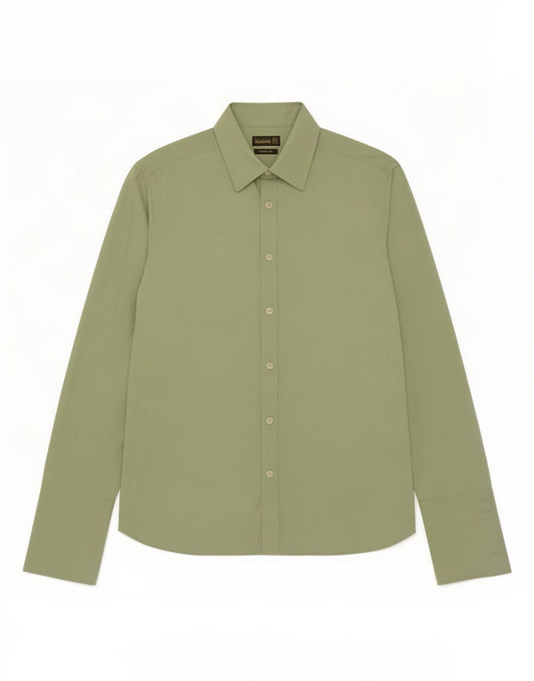 Cămașă formală pentru bărbați Ted Baker Mărimea 15 1/2 39 Bumbac verde mediu