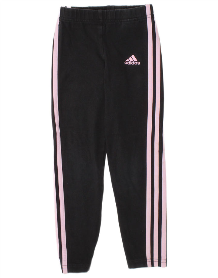 Adidas Fete Leggings 6-7 Ani Negru Bumbac