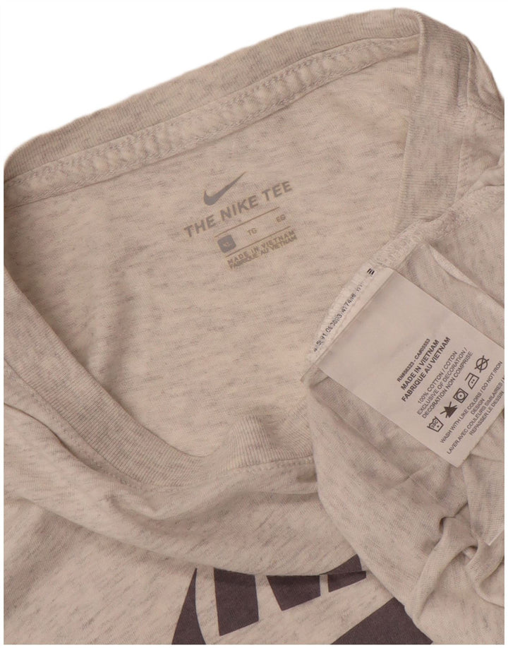 Tricou grafic pentru femei NIKE, UK 18 XL, bumbac cu pete gri