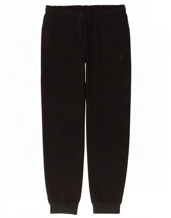 Pantaloni de trening Diadora pentru bărbați Joggeri negri medii