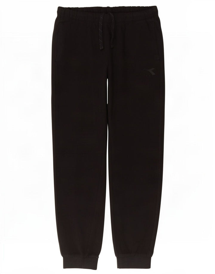 Pantaloni de trening Diadora pentru bărbați Joggeri negri medii