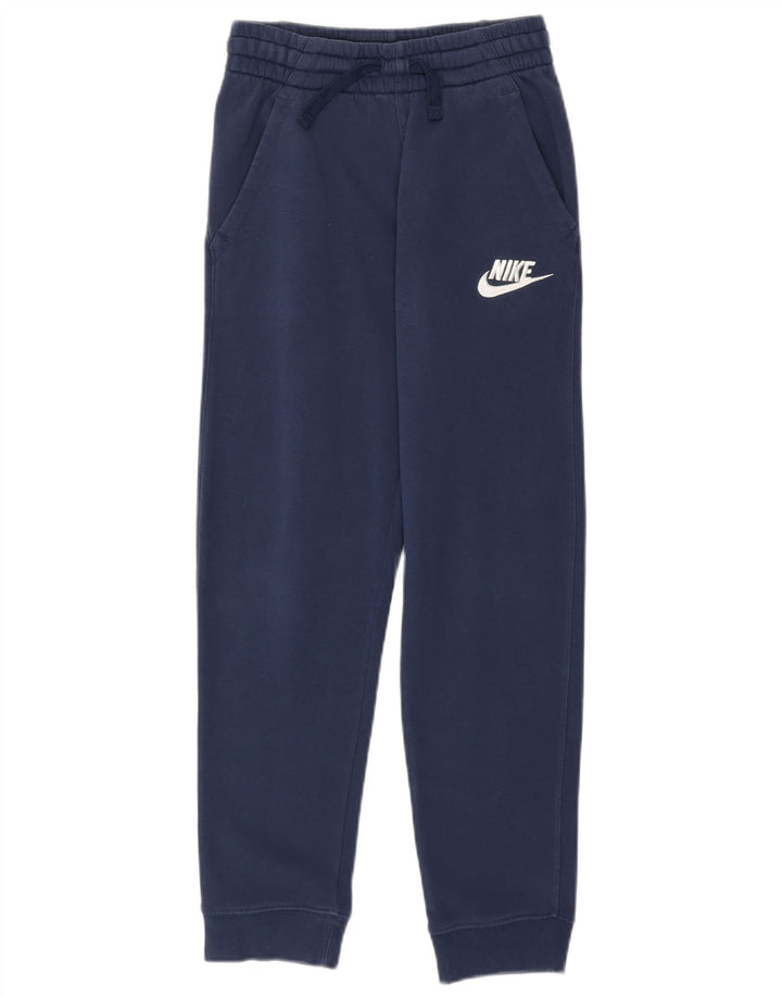 Pantaloni de trening grafic pentru băieți NIKE Pantaloni de jogging 10-11 ani, mijlocii bleumarin