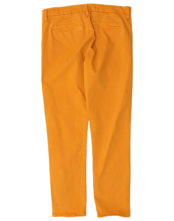 Pantaloni chino slim pentru femei Zara EU 36 XS W26 Galben
