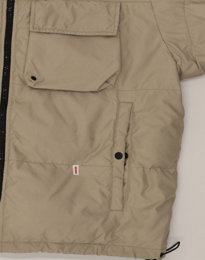 Jachetă căptușită pentru bărbați PEPE JEANS UK 36 Mic Bej Poliester