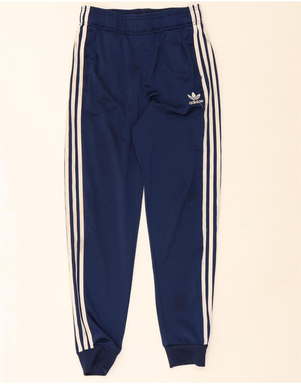 Adidas Băieți Pantaloni Trening Pantaloni Joggeri 13-14 Ani Bleumarin Poliester