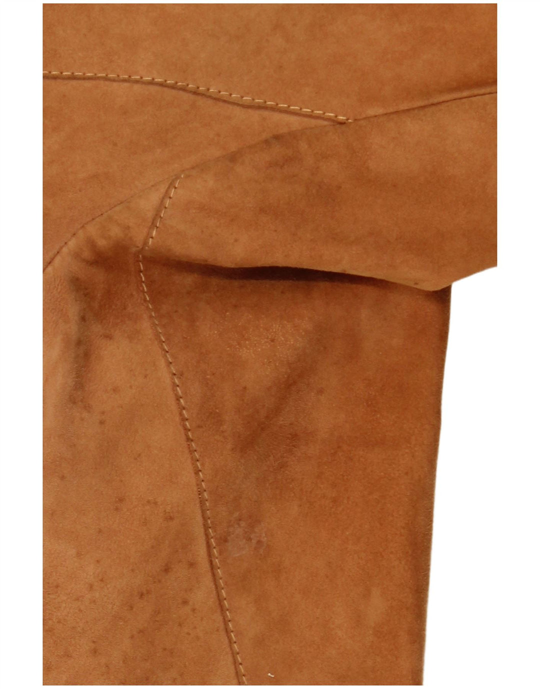 Jachetă pentru femei VINTAGE din piele intoarsa cu 3 nasturi IT 42 Maro Mediu