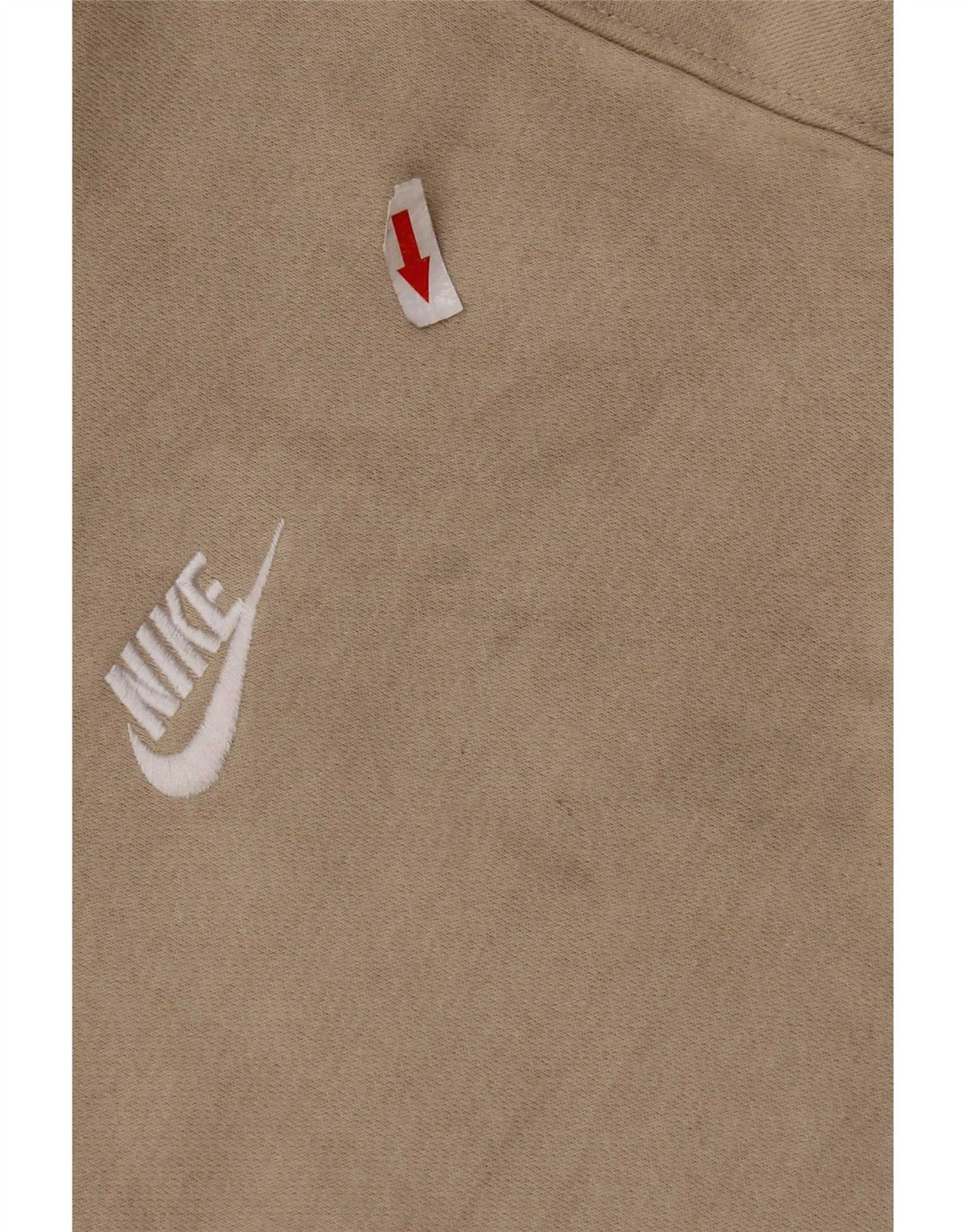 Hanorac pentru bărbați Nike Pulover mare, bej, bumbac