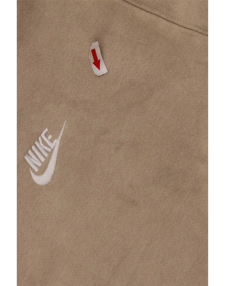 Hanorac pentru bărbați Nike Pulover mare, bej, bumbac