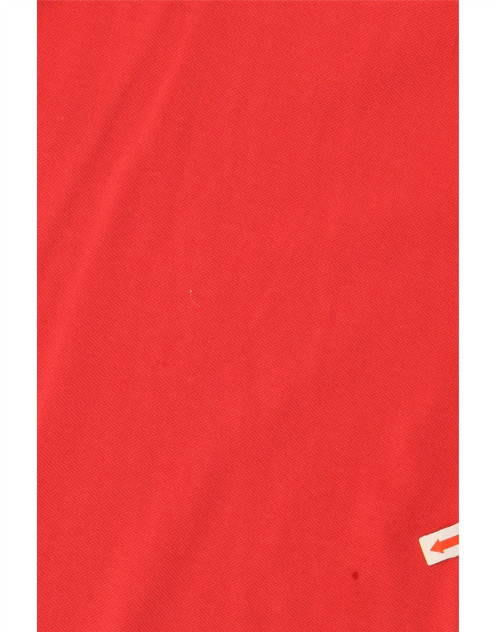 Tricou polo MONCLER pentru femei UK 12 Medium Red