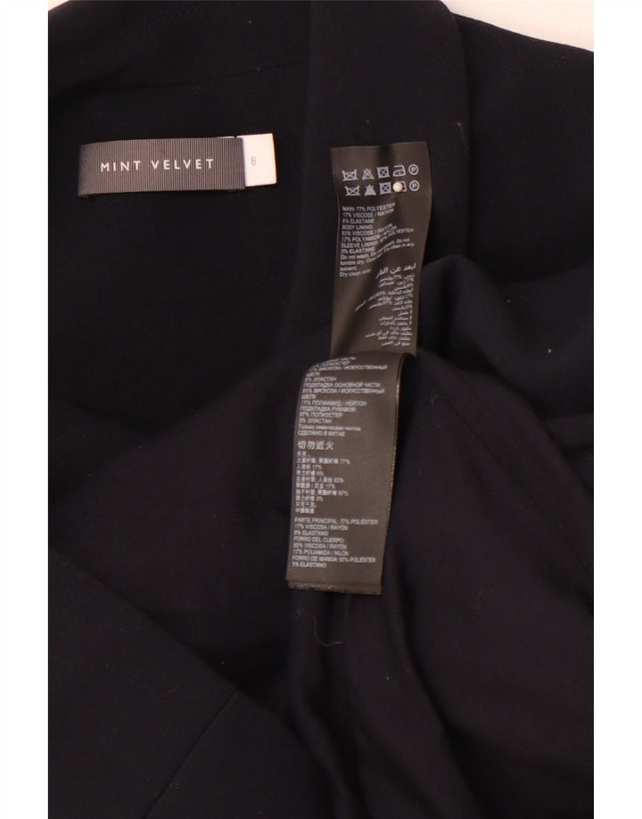 MINT VELVET Jachetă pentru femei cu două piepturi, UK 8 Small Black