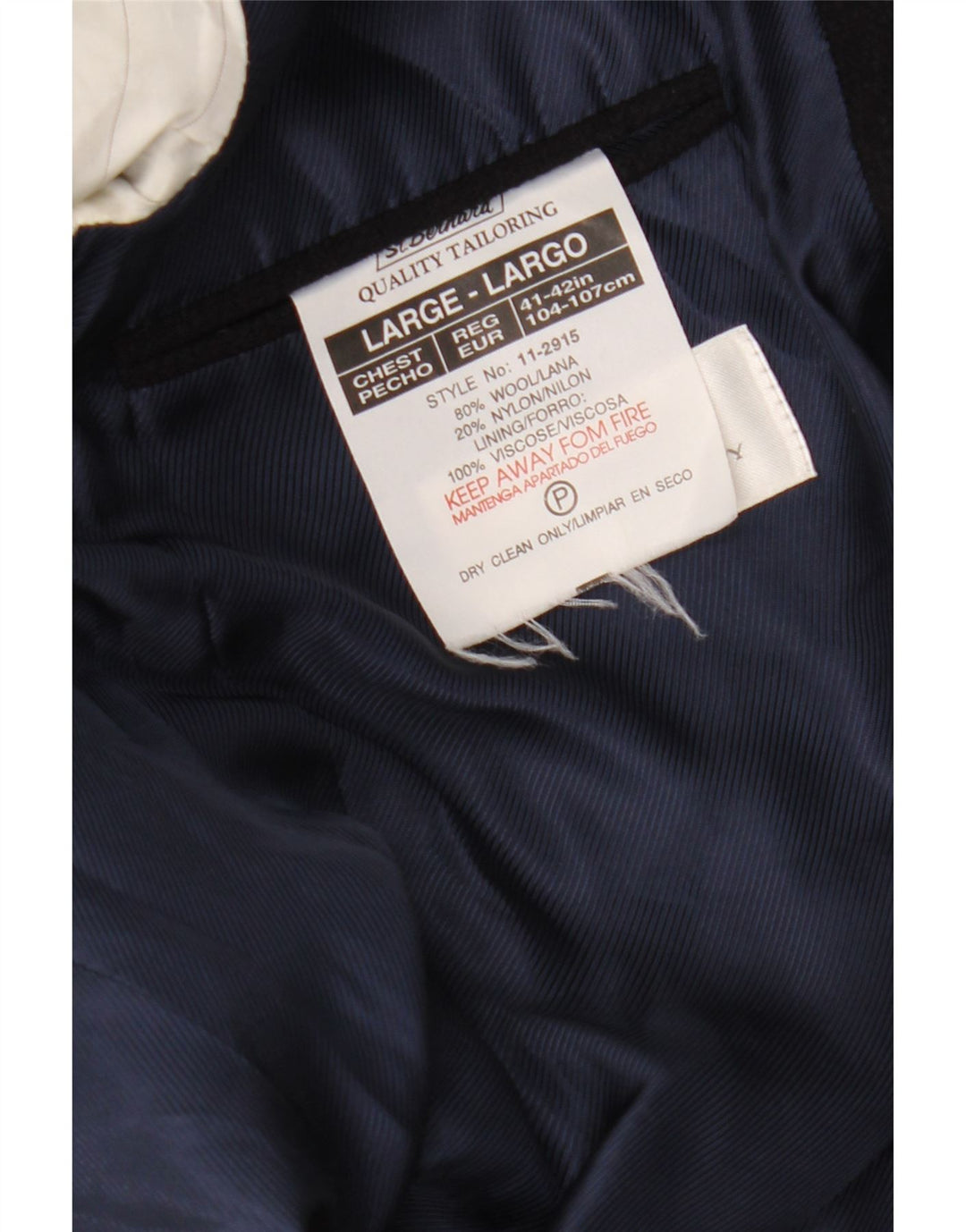 Jachetă pentru bărbați cu 3 nasturi, UK 40, mare