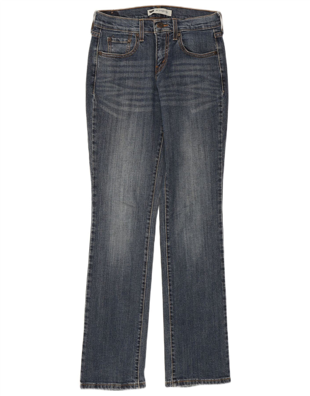 Blugi drepti pentru femei 505 LEVI'S US 2 XS W25 L31 Bumbac albastru