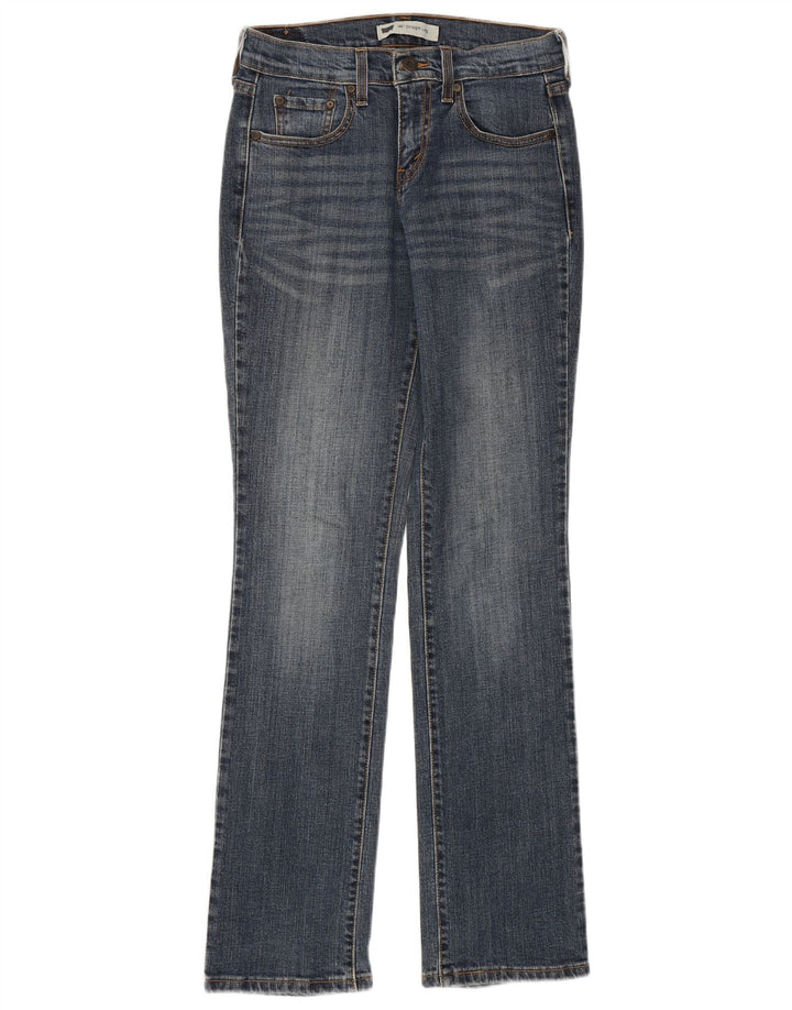 Blugi drepti pentru femei 505 LEVI'S US 2 XS W25 L31 Bumbac albastru