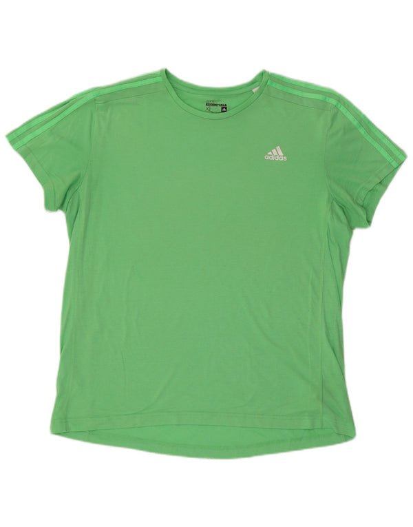 Tricou Adidas Climalite pentru bărbați Top XL Poliester verde